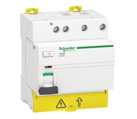 Produktfoto 1 von Schneider Electric Acti9 iIG40 RCCB, 3+N-polig, 40A, 30mA Typ AC Acti9 380 → 415V ac