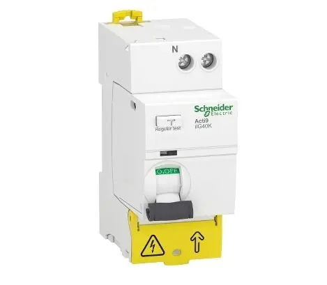 Produktfoto 1 von Schneider Electric Acti9 iIG40K RCCB, 1+N-polig, 40A, 30mA Typ AC Acti9 220 → 240V ac