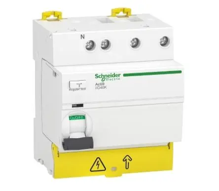 Produktfoto 1 von Schneider Electric Acti9 iIG40K FI-Schutzschalter, 3+N-polig, 40A, 30 mA Typ AC Acti9 EN/IEC 61008-2-1