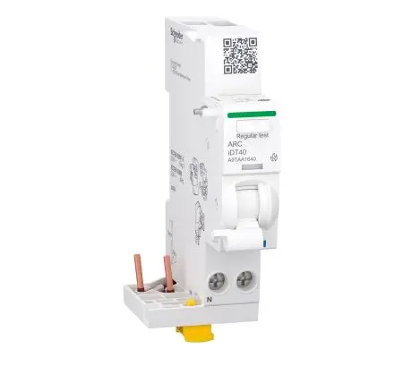 Produktfoto 1 von Schneider Electric Acti9 Active iDT40 AFDD Brandschutzschalter, 1+N-polig, 25A Acti9 iDT40 AFDD