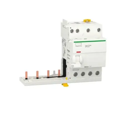 Produktfoto 1 von Schneider Electric Acti9 FI-Schutzschalter, 4-polig, 63A, 300 mA Typ AC Acti9 EN/IEC 61008-2-1