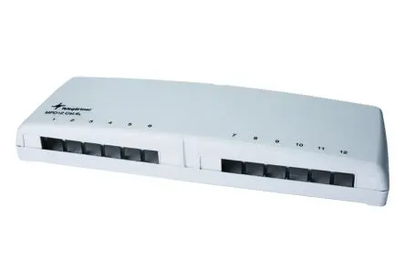 Produktfoto 1 von Telegärtner Telegartner Data Serie RJ-Rangierfeld 12 Anschl., 110 mm, Weiß