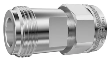 Produktfoto 1 von Telegärtner Koaxadapter, 50 Ω, Gerade, 0GHz, 6 GHz Buchse Stecker