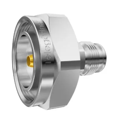 Produktfoto 1 von Telegärtner Koaxadapter, 50 Ω, Gerade, 0GHz, 6 GHz Stecker Buchse