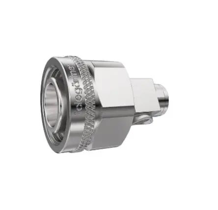 Produktfoto 1 von Telegärtner 2.2-5 Stecker Koaxialsteckverbinder, für RG402/U-Kabel, 50 Ω Lot, Abgewinkelt