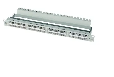 Telegärtner Telegartner Data Serie RJ-Rangierfeld 48 Anschl. RJ45, RJ11, RJ12 Abgeschirmt, 1 U, Grau