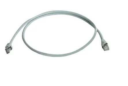Produktfoto 1 von Telegärtner Cat6a Ethernet-Kabel, 1 m, Grau Abgeschirmt, Aussen ø 5.8 mm Außen-ø , Raucharm halogenfrei