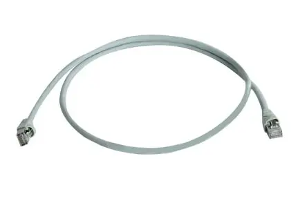 Produktfoto 1 von Telegärtner Cat6a Ethernet-Kabel, 2 m, Grau Abgeschirmt, Aussen ø 5.8 mm Außen-ø , Raucharm halogenfrei