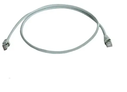 Produktfoto 1 von Telegärtner MP8 FS 500 Cat6a Ethernet-Kabel, 3 m, Grau Abgeschirmt, Aussen ø 5.8 mm Außen-ø , Raucharm halogenfrei