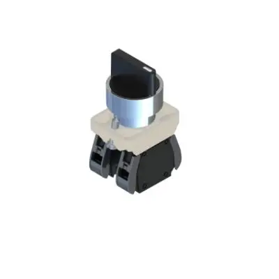 Produktfoto 1 von RS PRO GCX Wahlschalter 2-Stufen Kurzer Hebel 22.5 mm IP20, IP65, 1 Schließer/1 Öffner