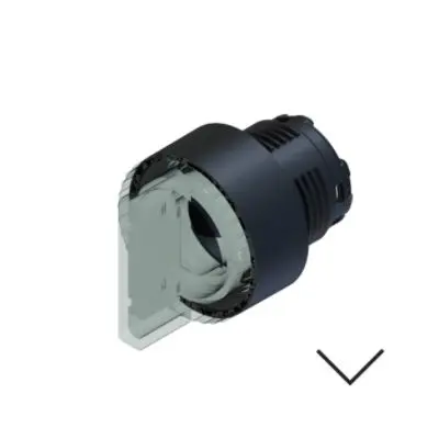 Produktfoto 1 von RS PRO Wählschalterkopf Beleuchtet 2-Positionen 22.5mm Dauerschaltung