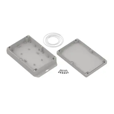 Produktfoto 1 von RS PRO ZP210; Gehäuse; Polycarbonat; Hellgrau IP65 Breite 140.5 mm Höhe 45.1 mm Länge 210.1 mm