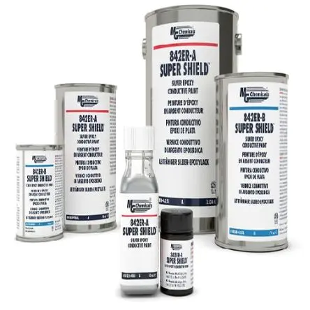 Produktfoto 1 von MG Chemicals Super ShieldTM Silver Epoxy Conductive Paint 842ER Leitfähiger Lack Matt 60 ml Silber