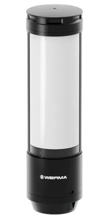 Produktfoto 1 von Werma eSIGN LED Signalturm Sirene 9-stufig Linse Mehrfarbig 24V Mehrere Basis, Rohr 269 mm Multifunktion