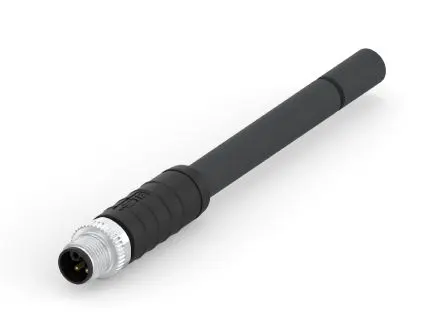 Produktfoto 1 von TE Connectivity M12 L-Code, 4-polig Sensor-Betätigungselementkabel, M12, Gerade Stecker / Nicht abgeschlossen Nicht