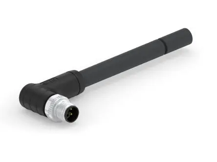 Produktfoto 1 von TE Connectivity M12 L-Code, 5-polig Sensor-Betätigungselementkabel, M12, Rechtwinklig Stecker / Nicht abgeschlossen