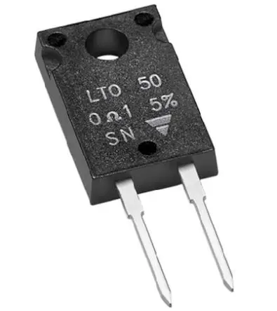 Produktfoto 1 von Vishay LTO50 Keramik Dickschichtwiderstand, Radial 0.07 Ω 5 % / 50 W