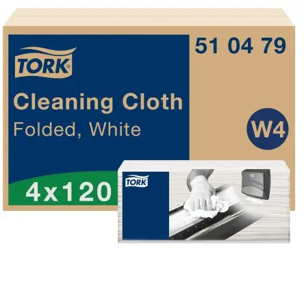 Produktfoto 1 von Tork Tork Lappen für Hohe Beanspruchung Vliesstoff Rahmenklemme Trocken 240 pro Paket Stk. Weiß, 41.5 x 35.5 Mehrmalige