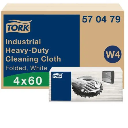 Produktfoto 1 von Tork Tork Lappen für Mehrzweck-Reinigung Vliesstoff Rahmenklemme Trocken 60 pro Paket Stk. Weiß, 41.5 x 35.5 cm