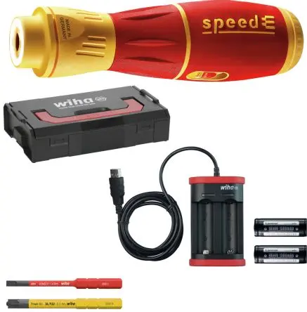 Produktfoto 1 von Wiha SpeedE II Drehmoment-Elektroschrauber 3.6 V 280U/min, USB