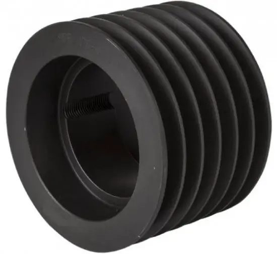 OPTIBELT Gusseisen V-Riemenscheibe, 6 Zähne / Teilung 335 mm, Bohrung 75 mm