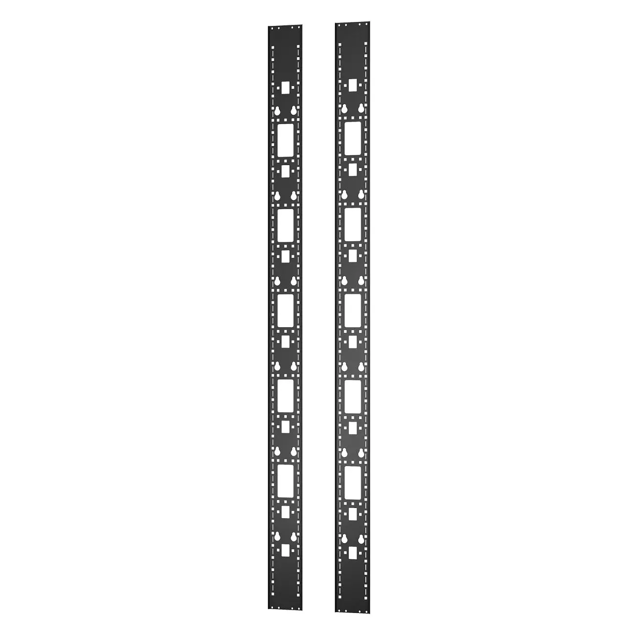 Produktfoto 1 von APC Easy Rack Vertikaler Einbau, Vertikaler Einbau für Server-Rack 2135 mm, Weichstahl, M5 10 mm, 2 Per Pack Stück 129