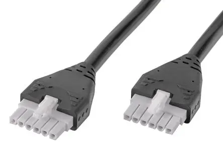 Produktfoto 1 von Molex 6 215330 Platinenstecker-Kabel Mini-Fit Jr 6 / Mini-Fit Jr Buchse / Buchse, 2 m