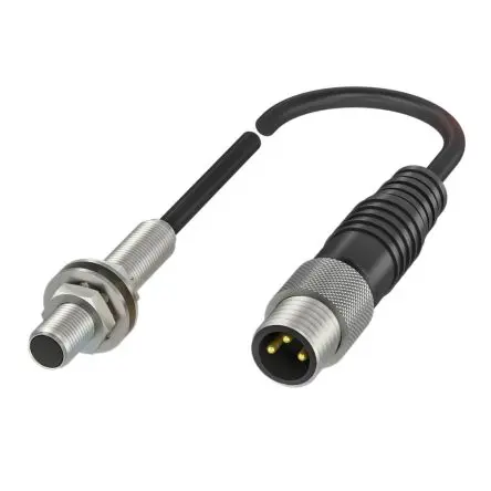 Produktfoto 1 von BALLUFF BES M5 Induktiver Näherungssensor, Gewinderohr PnP / 100mA 0.8 mm, IP67 30 V dc