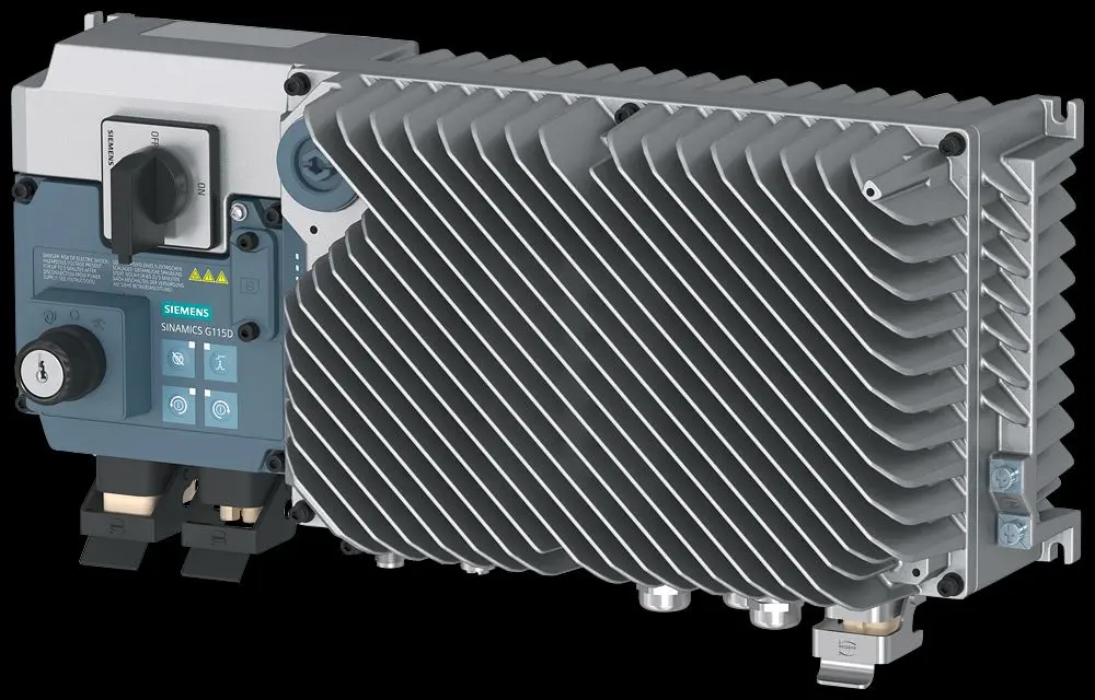 Produktfoto 1 von Siemens SINAMICS G115D 3-Phasen Frequenzumrichter 4 kW 480 V