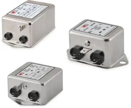 Wurth Elektronik WE-CLFS EMV-Filter, 250V, 6 A, Chassismontage, Faston, 1-phasig 0 mA / 100Hz, -25 Hz