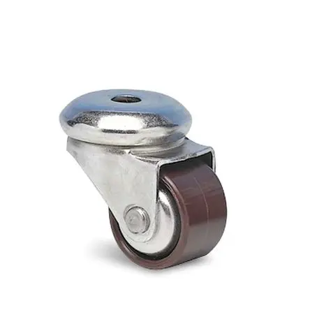 Produktfoto 1 von Guitel Hervieu Drehbar Rolle, Rad ø 30 mm, 45 kg, Ges H. 45 mm, Rad B. 20 mm, Polyamid