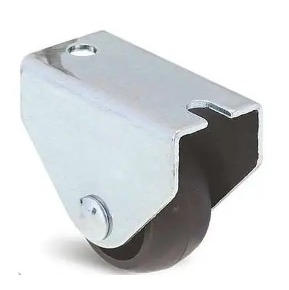 Produktfoto 1 von Guitel Hervieu Feststehend Rolle, Rad ø 50 mm, 40 kg, Ges H. 52 mm, Rad B. 19 mm, Polypropylen
