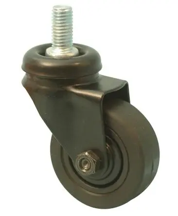 Produktfoto 1 von Guitel Hervieu Drehbar Rolle, Rad ø 50 mm, 40 kg, Ges H. 69 mm, Rad B. 18 mm, Gummi