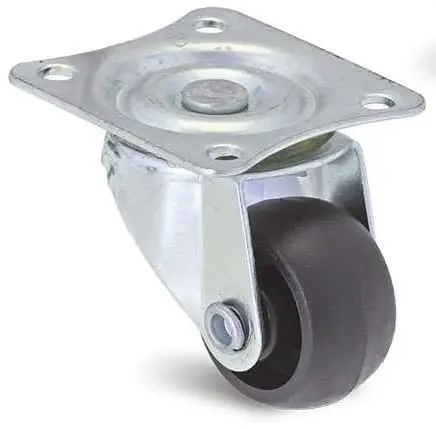 Produktfoto 1 von Guitel Hervieu Drehbar Rolle, Rad ø 25 mm, 12 kg, Ges H. 35 mm, Rad B. 14 mm, Polypropylen
