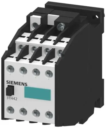 Produktfoto 1 von Siemens 3TH4 Hilfsschütz 220V ac, 240 V ac-Spule / 10 A 6 Schließer, 2 Öffner 8-Hilfskontakte