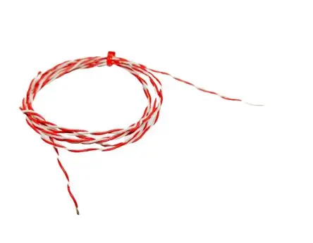 Produktfoto 1 von RS PRO XQ Perfluoralkoxyalkan Thermoelement mit offener Messstelle Typ K, Ø 7 mm x 2 m -75 °C → 250 °C