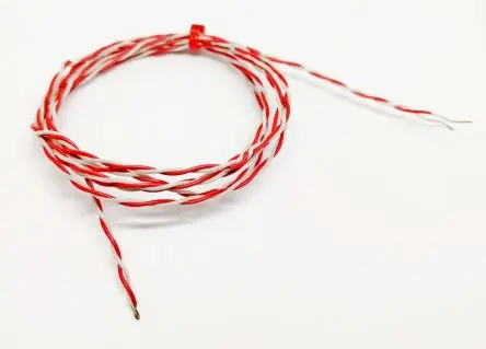 Produktfoto 1 von RS PRO XQ Perfluoralkoxyalkan Thermoelement mit offener Messstelle Typ K, Ø 1 mm x 1 m -75 °C → 250 °C