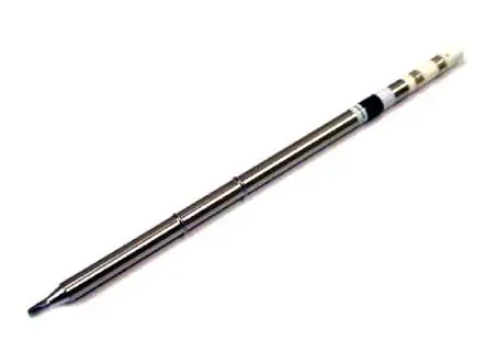 Produktfoto 1 von Hakko 10 mm Lötspitze 2.4 mm Meißelform, gerade T15 für Lötkolben FM2027, FM2028