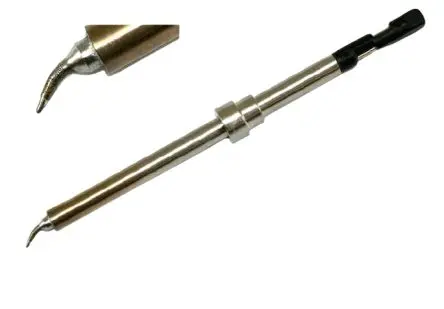 Produktfoto 1 von Hakko 3 mm Lötspitze 3 mm Konisch, gebogen 40 ° T30 für Mikro-Lötkolben Hakko FM2032