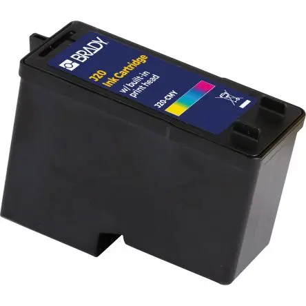 Brady J20toCMY Tintenpatrone für J2000 Magenta, Zyan, Gelb