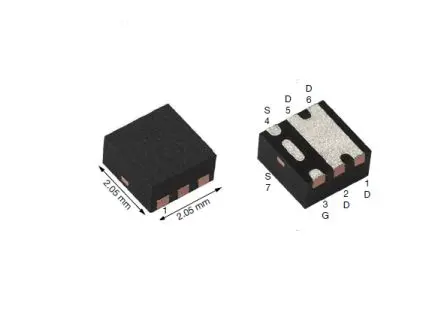 Produktfoto 1 von Vishay SIA Typ P-Kanal, Oberfläche MOSFET 20 V / 9 A 15.6 W PowerPAK SC-70