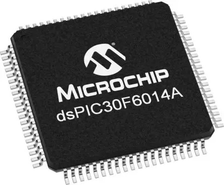 Produktfoto 1 von Microchip DSP dsPIC 16 bit Oberfläche 144kB Flash TQFP 80-Pin 8192 bit RAM