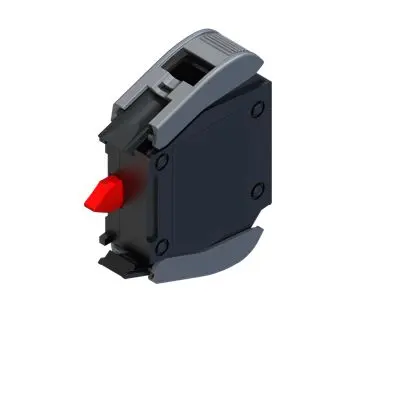 Produktfoto 1 von RS PRO Drucktaster-Kontaktblock 1 Schließer/1 Öffner für ECX3029A, ECX4029-Stützsockel Schraube