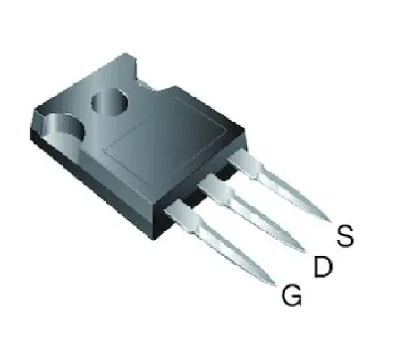 Produktfoto 1 von Vishay EF N-Kanal, Oberfläche Leistungs-MOSFET Entleerung 650 V / 95 A 521 W, 3-Pin TO-247AC