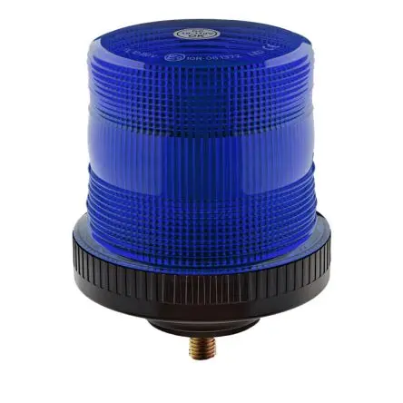 Produktfoto 1 von RS PRO VLCB LED Filament/Warnsummer LED-Signalleuchte 110V Blau Basis, Ø 111 mm x 120 mm IP67