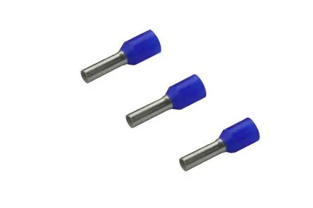 Produktfoto 1 von Rittal AS 4050.734 Aderendhülse, Stift ø 4.2 mm, Blau, Polypropylen, 8 mm, 8mm, Isoliert, 14 AWG max.