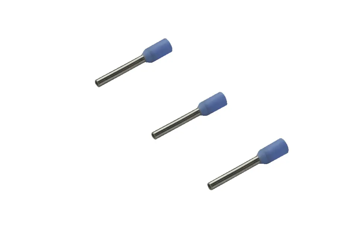 Produktfoto 1 von Rittal AS 4050.754 Aderendhülse, Hellblau, Polypropylen, 8 mm, Isoliert, 24 AWG max.