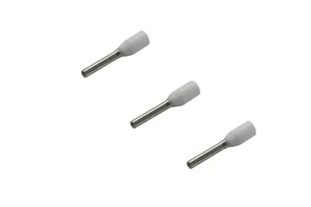 Produktfoto 1 von Rittal AS 4050.764 Aderendhülse, Stift ø 2.8 mm, Weiß, Polypropylen, 8mm, Isoliert, 18 AWG max.