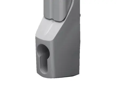 Produktfoto 1 von Rittal Griff Zinkdruckguss, für Gehäuseausführung TS IT, IW, PC-Gehäusetür, TS, VX SE TS 8611.070
