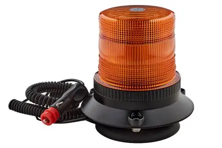 Produktfoto 1 von RS PRO VLCB LED Filament/Warnsummer LED-Signalleuchte 110V Gelb Basis, Ø 145 mm x 145 mm IP67